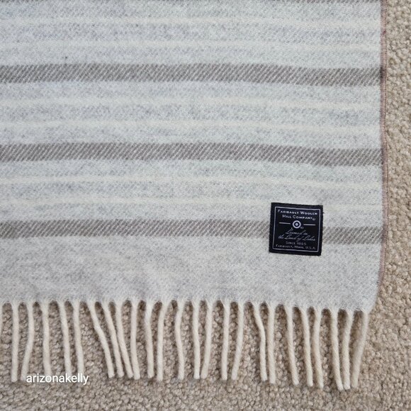 NWOT Thick Wool Scarf MADE IN USA - Picture 3 of 15